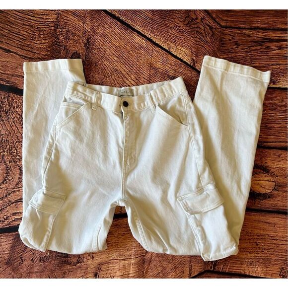 PacSun White Cargo Dad Jeans Size 26‎ - Picture 4 of 14